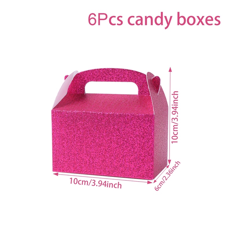 4/6pcs Purple Theme Butterfly Paper Box Packing Box Pastable Butterfly ...