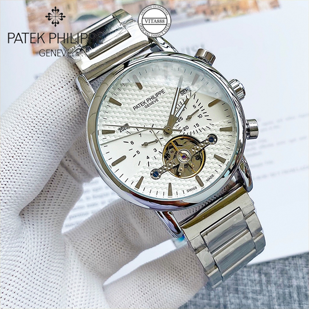 Mens Watches Tourbillon Automatic Mechanical Watch Mens Business Stainless Steel Waterproof Watch