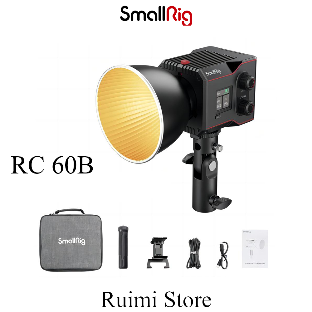 SmallRig RC 60B COB LED Video Light BiColor Temperature Fill Light 60W