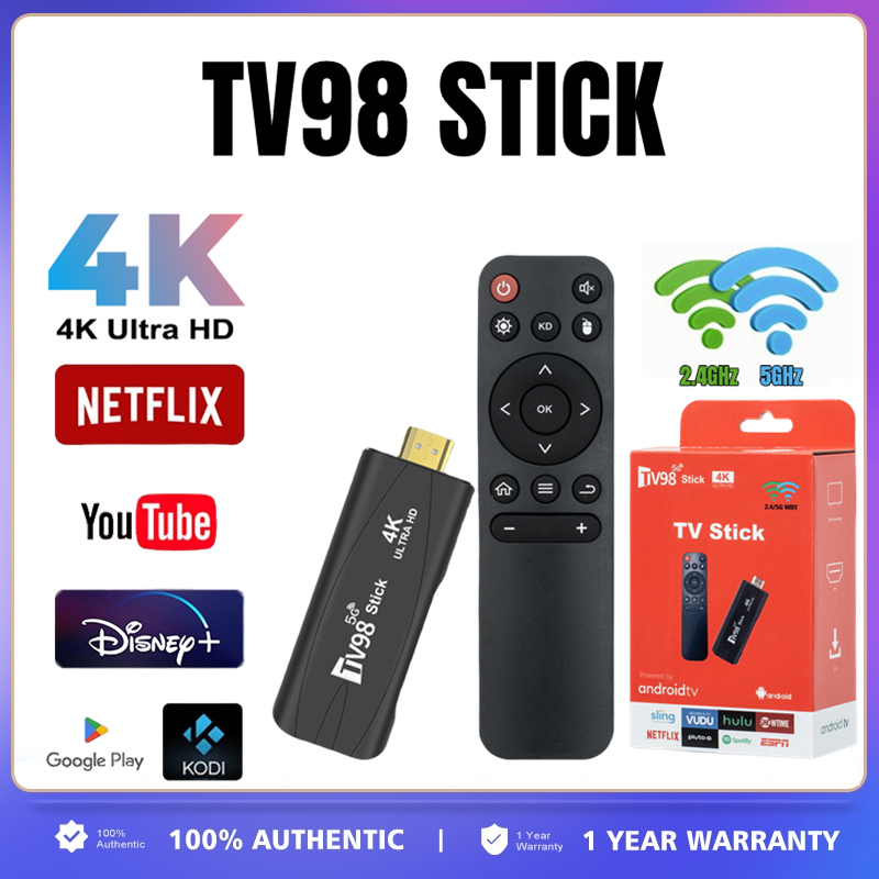 Smart TV Stick TV98 Rockchip 3228A Android 12.1 2.4G/5GWIFI 8GB+128GB ...