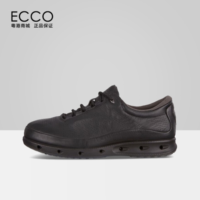 ECCO Men s shoes platform non slip sneakers leather lace up casual