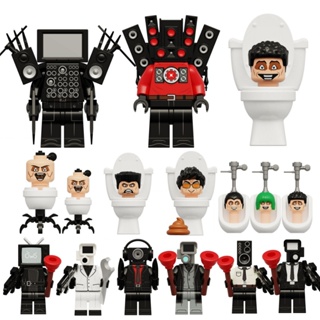 Skibidi Toilet: Building LEGO Minifigures of Traffic Light Man