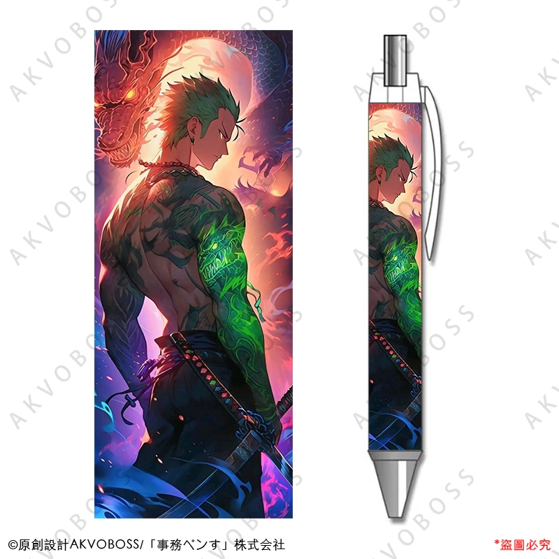 Anime One Piece Press Gel Pen 0.5MM Black Exam Office Stationery ...