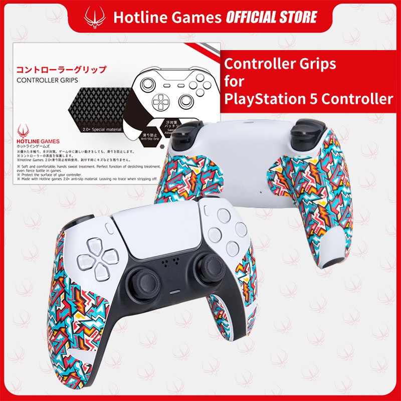 HOTLINE GAMES Colorful Controller Grip Tape for Playstation 5 DualSense