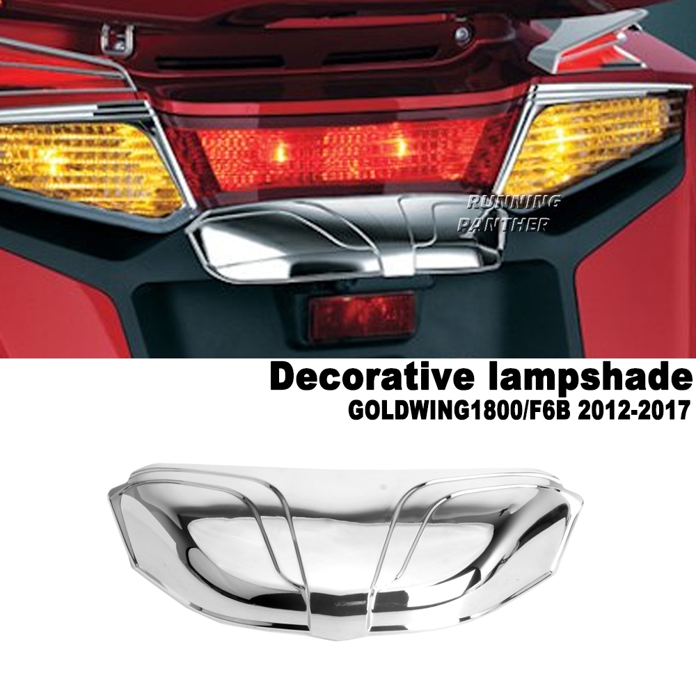 （In Stock）New Motorcycle Rear License Plate Hood Trim Chrome