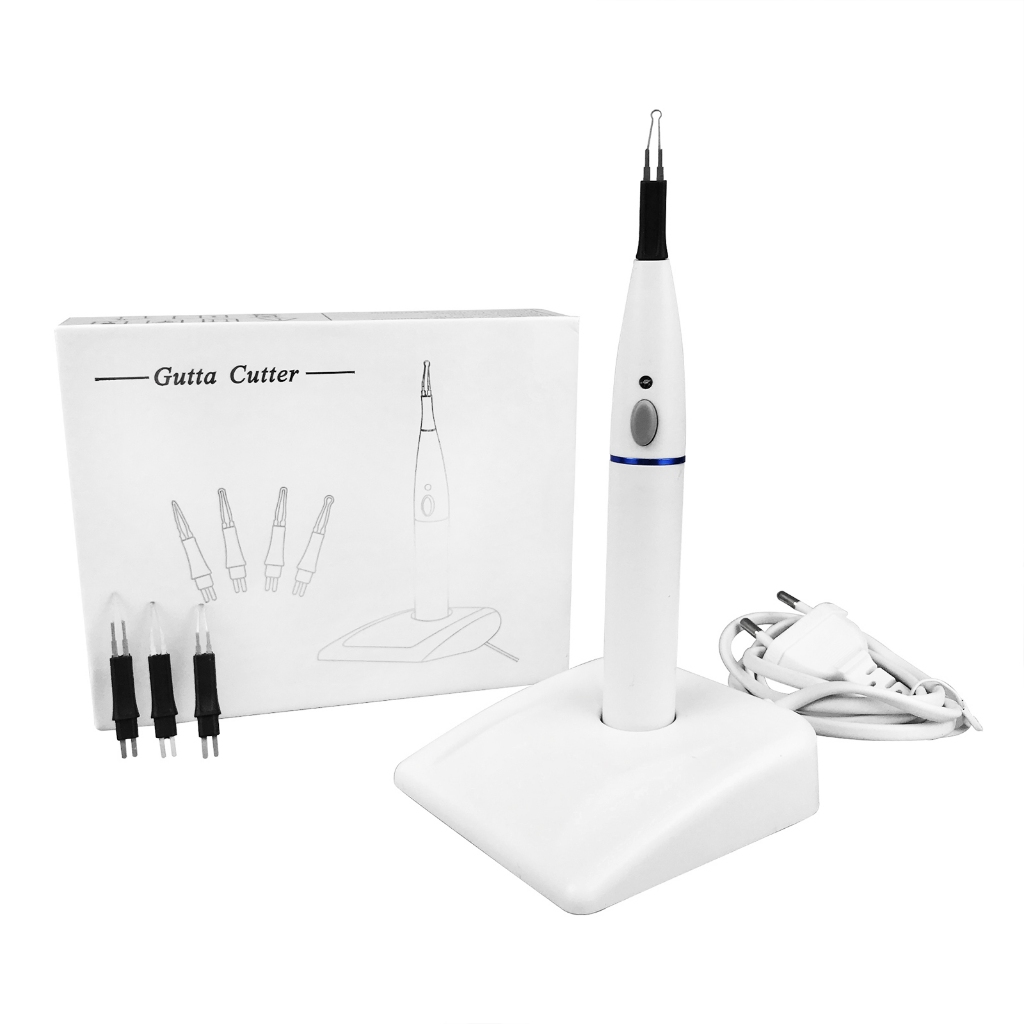 Dental Gutta Percha Tooth Gum Cutter 1 Set Kit with 4 Tips Oral Care ...