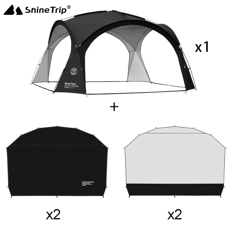 810person Camping Dome Tents Outdoor Dome Tarp Round Garden Big Canopy