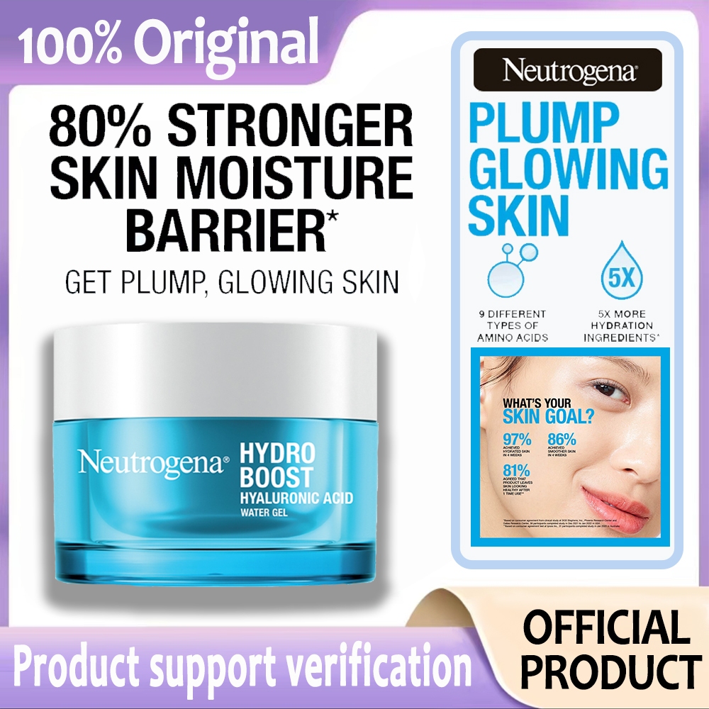 Neutrogena Hydro Boost Water Gel Face Moisturizer Hyaluronic Acid for