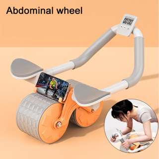Big Discount 40% Automatic Abdominal Wheel Wheels Ab Roller With Elbow Pad  For Abdominal Exercises And Plank Trainer Ab Roller Wheel Training Device