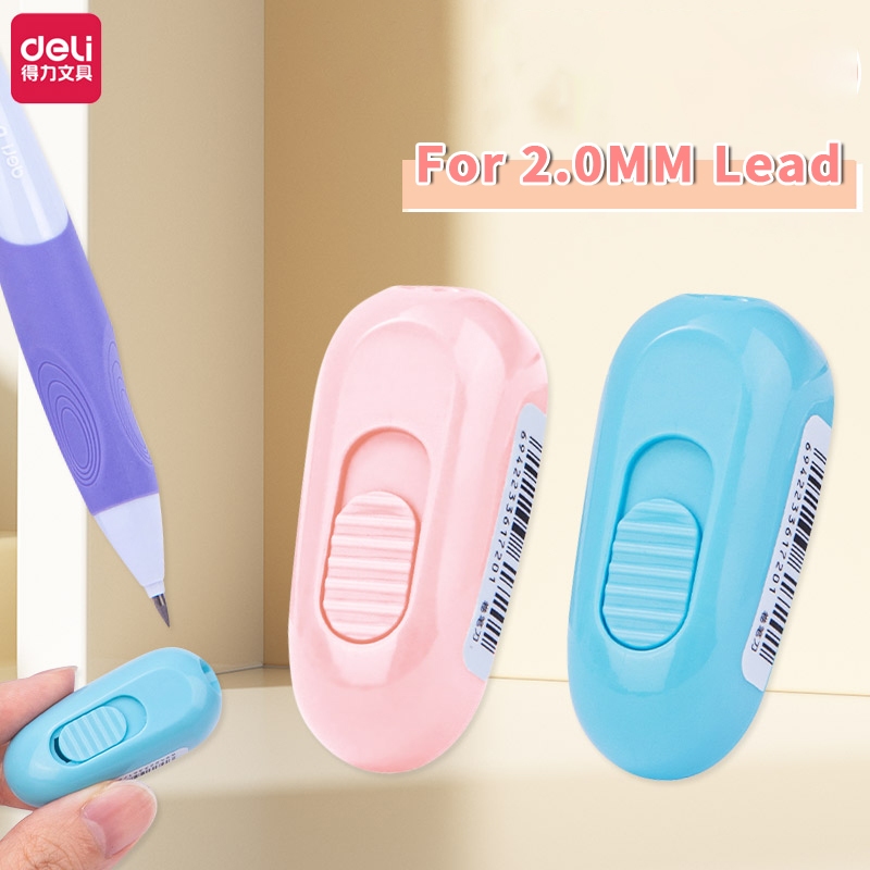 Deli Pencli Sharpener For 2.0mm Pencil Lead Small Manual Sharpener ...