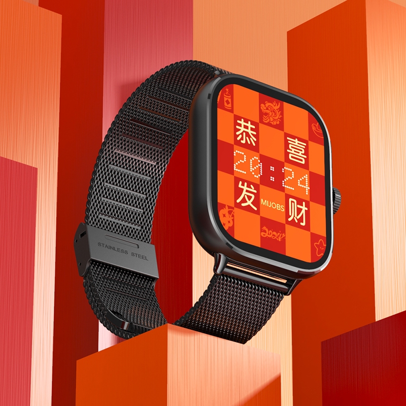 MIJOBS 6 Pezzi Redmi Smart Band Pro Cinturini, Cinturino di Rcambio in Silicone