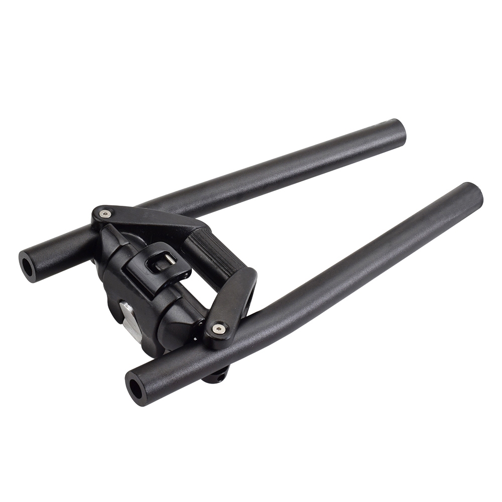 MTB Bicycle Folding Handlebars 25.4x620mm Aluminum Alloy Folding ...
