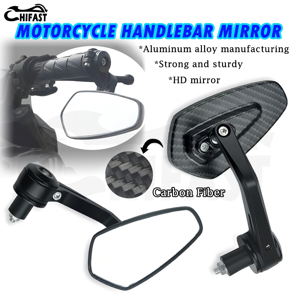 HIFAST Motorcycle Universal Rod End Side Rearview Mirror CNC Handle ...