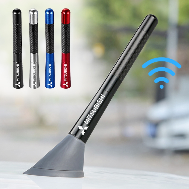 Black Stubby Antenna For Mitsubishi Lancer & Outlander - AM/FM Radio Replacement, Direct Fit