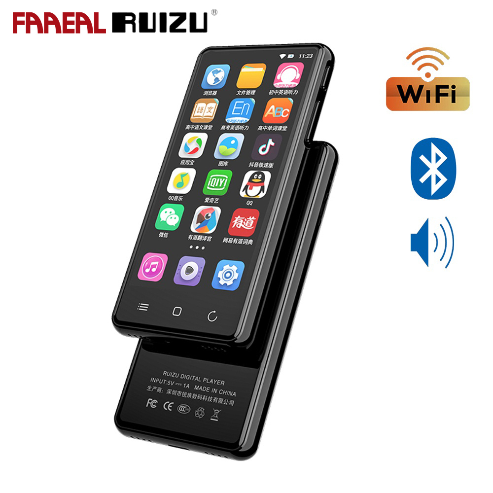 FAAEAL RUIZU H8 Android WiFi MP3 Player Portable Bluetooth MP3 Music