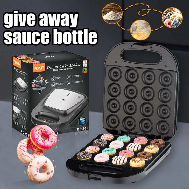 RAF 6/7/12/16 Hole Mini Donut Maker Machine Electric Mini Doughnut