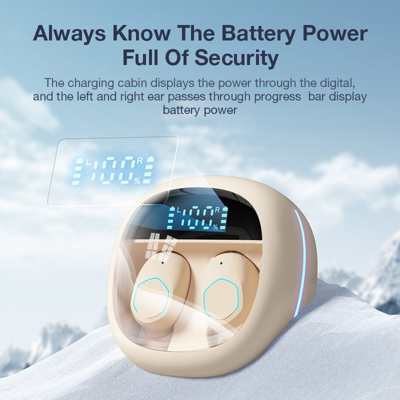 TWS M41 LED Display Screen earpods Wireless Bluetooth Headset with ...