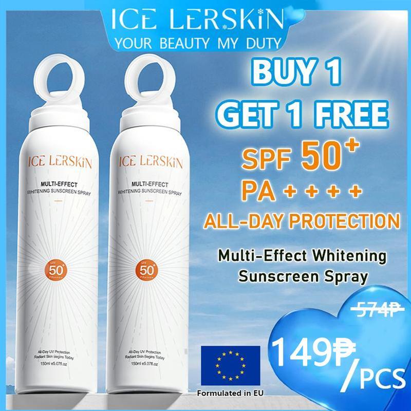 【FDA Approved】【Buy 1 Take 1】ICE LERSKIN Spray Sunscreen MULTIEFFECT