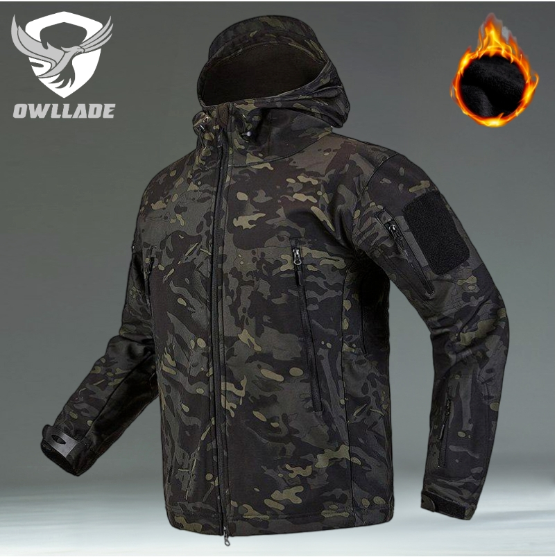 EAGLADE Tactical Jacket Men JT-IXJ-Camo In Night Waterproof Soft Shell ...