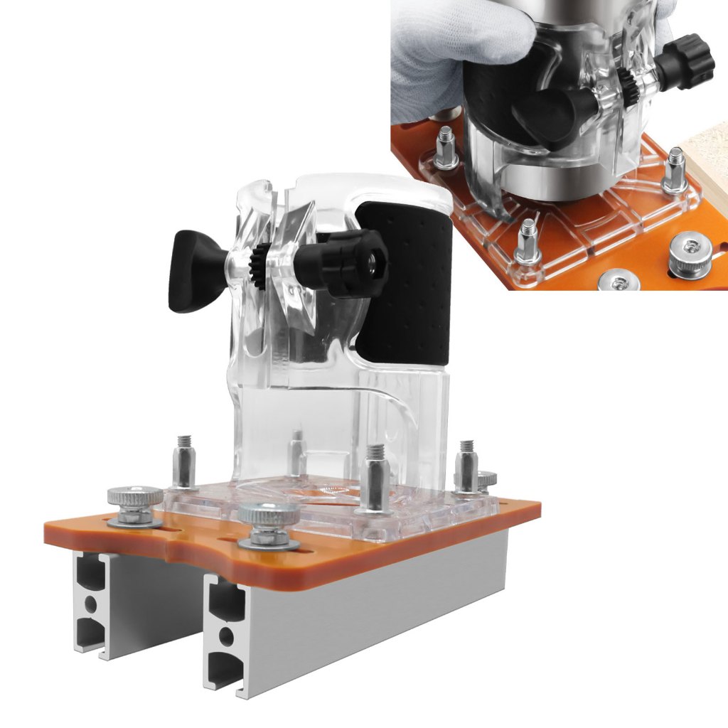 Ufriend Wood Router Base 2 in 1 Compact Wood Palm Router Base Router ...