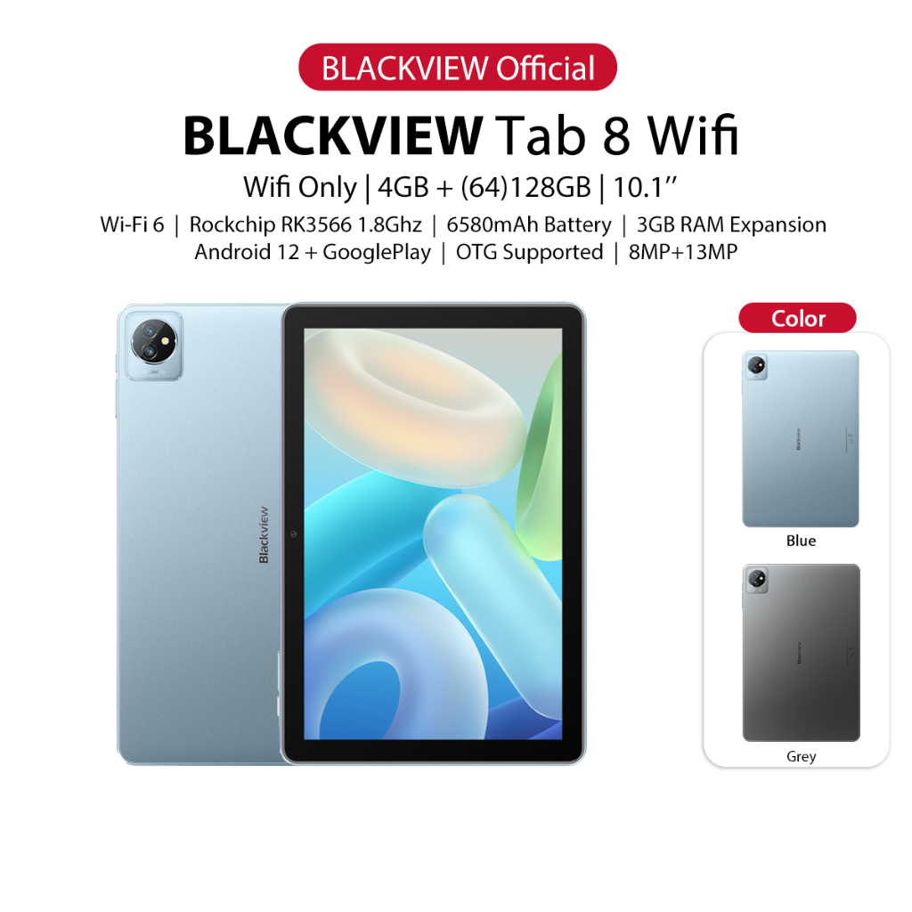 blackview wifi 6 android 13 tablet 10 1