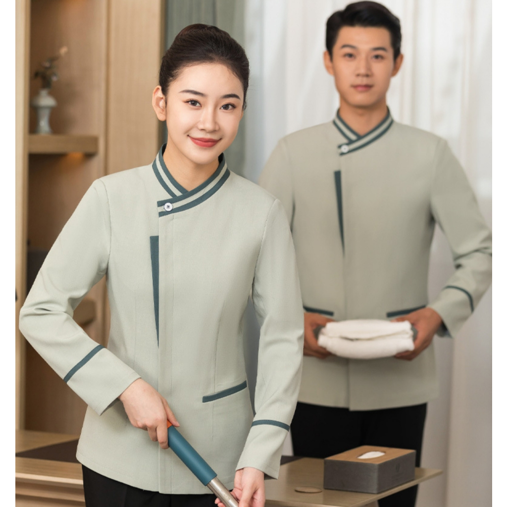 Hotel uniforms female housekeeping uniforms housekeeping property cleaner longsleeved uniforms