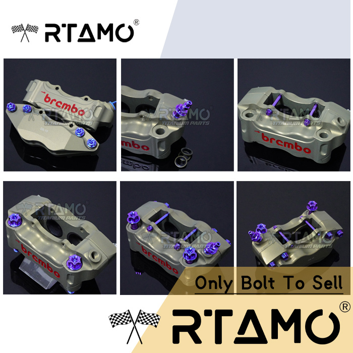 RTAMO Titanum Gr5 Brembo HPK Caliper Brembo Radial Caliper Titanium