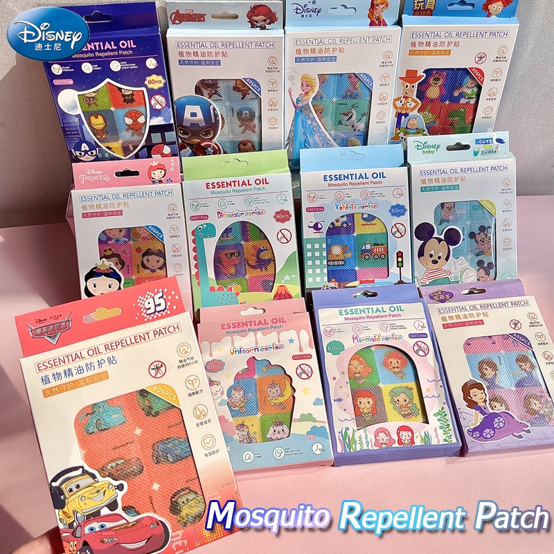 24-60pcs in 1 Anti-mosquito Sticker Baby Disney Cartoon Pictures ...