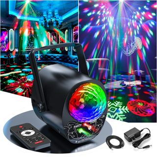 Buy Shine LED Party Laser Lights 2 Laser+1 RGB Ball DJ Disco Ball Stage  Light 2IN1 Sound Activated Led Projector for Christmas Halloween  Decorations Gift Birthday Wedding Karaoke Bar Online at Low