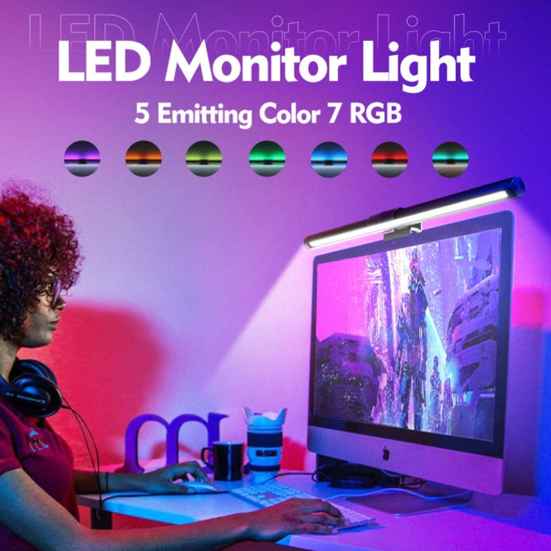 CANMEIJIA Monitor Light Bar LED Desk Lamp 5W USB Reading Lighting 44CM