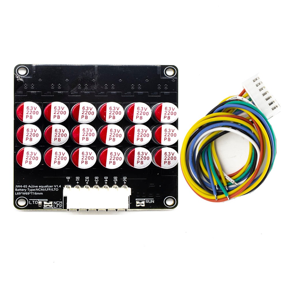 Égaliseur Actif 6S 5A Avec Affichage - Pour Batteries Lifepo4, Li-ion, LTO - Équilibrage De Cellules