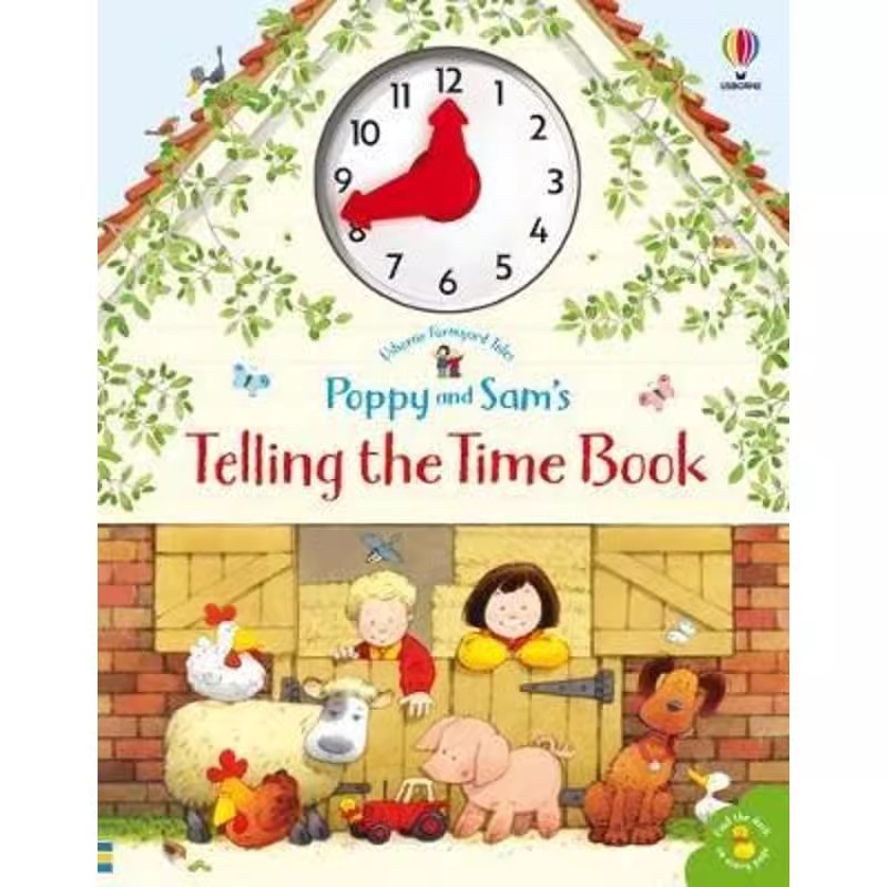 Usborne Children Popular Book Telling the Time Colouring Book English ...