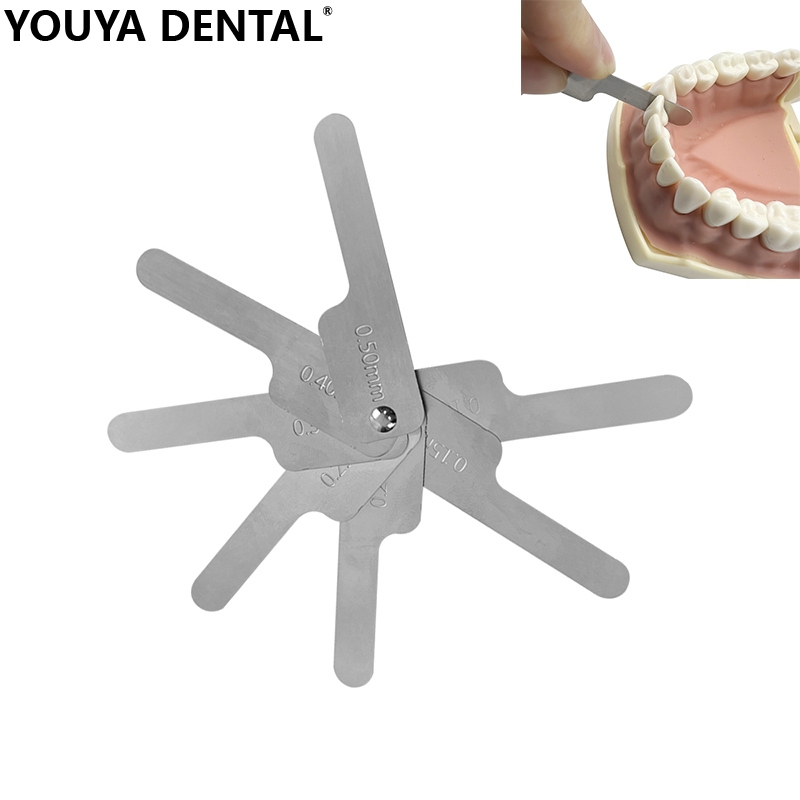 Dental Interproximal Measuring Ruler Measure Tooth Gap Stainless Steel ...