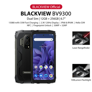 Blackview Bv9300 12gb 256gb Helio G99 Smartphone 120hz 2.3k Display  15080mah Mobile Phone 50mp Nfc Laser Measure Cellphones - Mobile Phones -  AliExpress