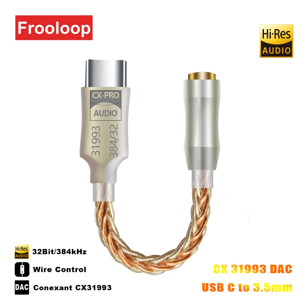 UGREEN Adattatore USB-C A Jack 3.5mm DAC Hi-Fi &ndash; Cavo Aux Da 12cm &ndash; Grigio