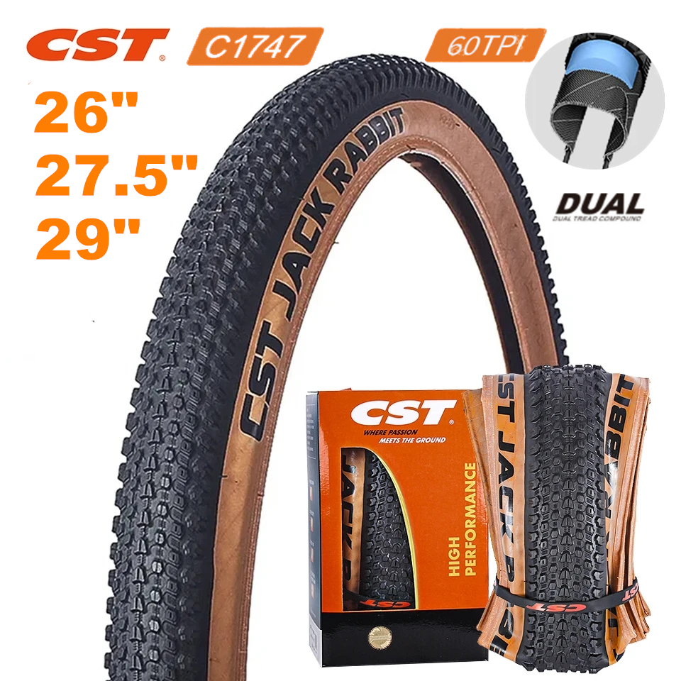 CST Jack Rabbit C1747 26 inch 29*2.25Mountain Bike Tire Parts27.5*2.10 ...