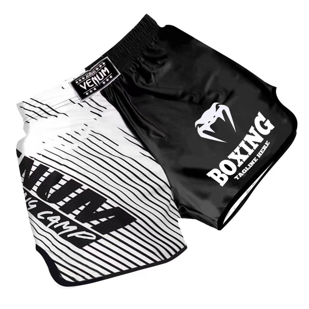 UFC training suit men's boxing shorts quick dry muay thai shorts gym