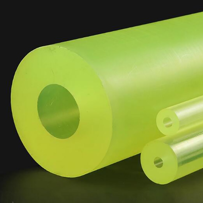 Polyurethane Hollow Rod Smooth Translucent Soft Stick Rubber Pu Glue Yellow Damping 60 70 80mm Larger Outer Diameter I.957637960