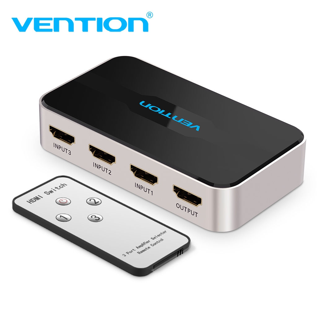 Vention HDMI Splitter 3 Input to 1 Output 4K 30HZ HDMI Switcher for ...