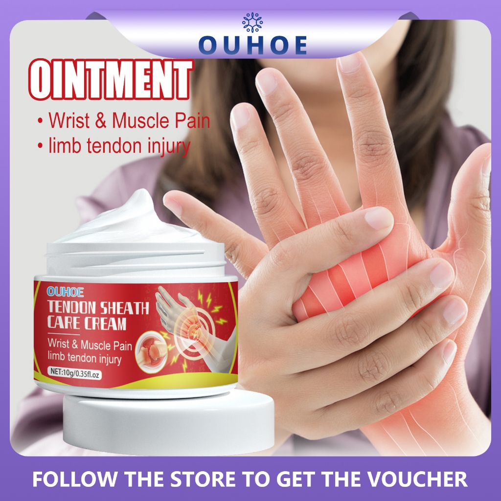 Ouhoe Tendon Sheath Care Cream 10g Ointment Tenosynovitis Repair Joint ...