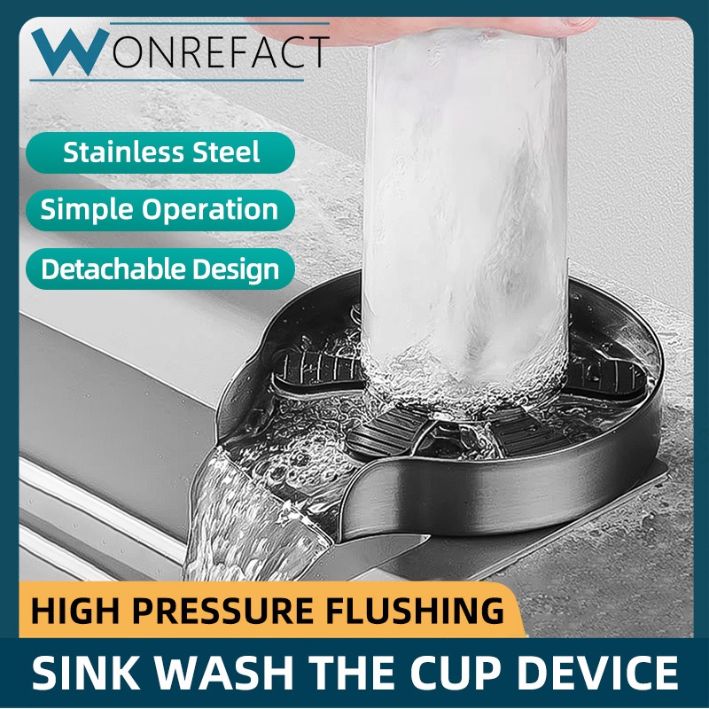 For Kitchen Sink High Pressure Plastic Glass Rinser