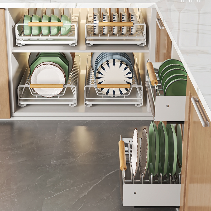 Dish Rack For Kitchen Cabinet Dish Drainer Stainless Kitchen Organzier ...