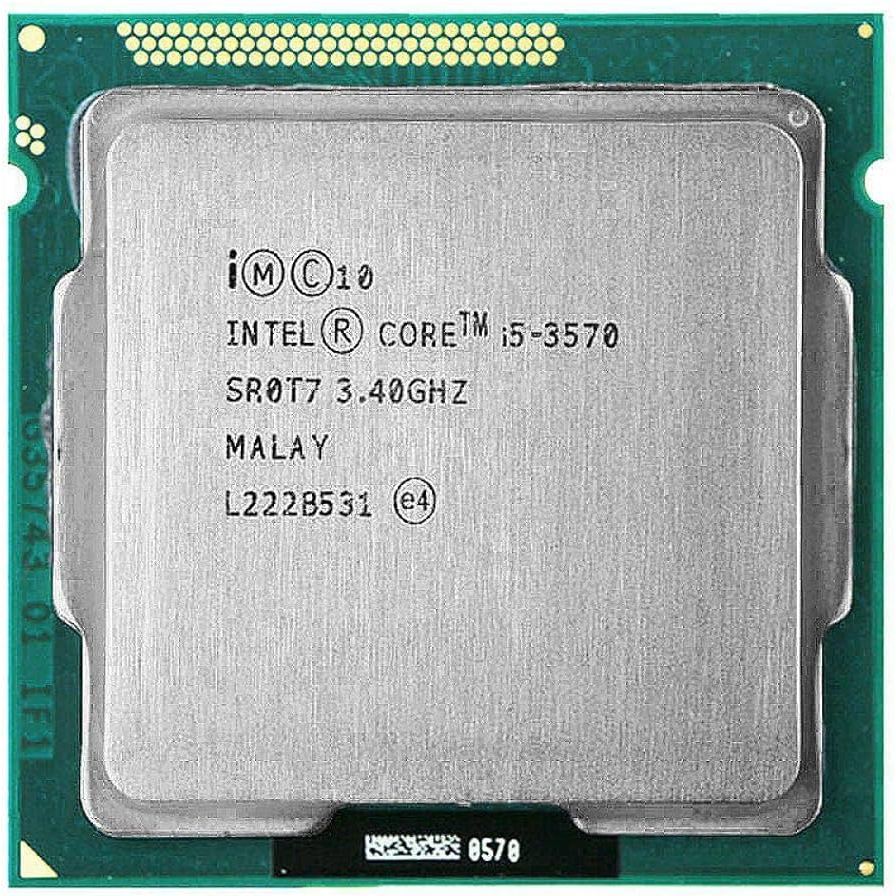 Intel Cpu I5-3570 3.4GHZ 4 Cores/4 Thread 77W Socket 1155 / Socket H2 ...