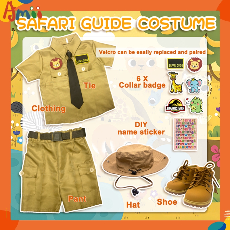 SAFARI JUNGLE ANIMALS / ZOOKEEPER COSTUME FOR KIDS BABY BOYS LION KING