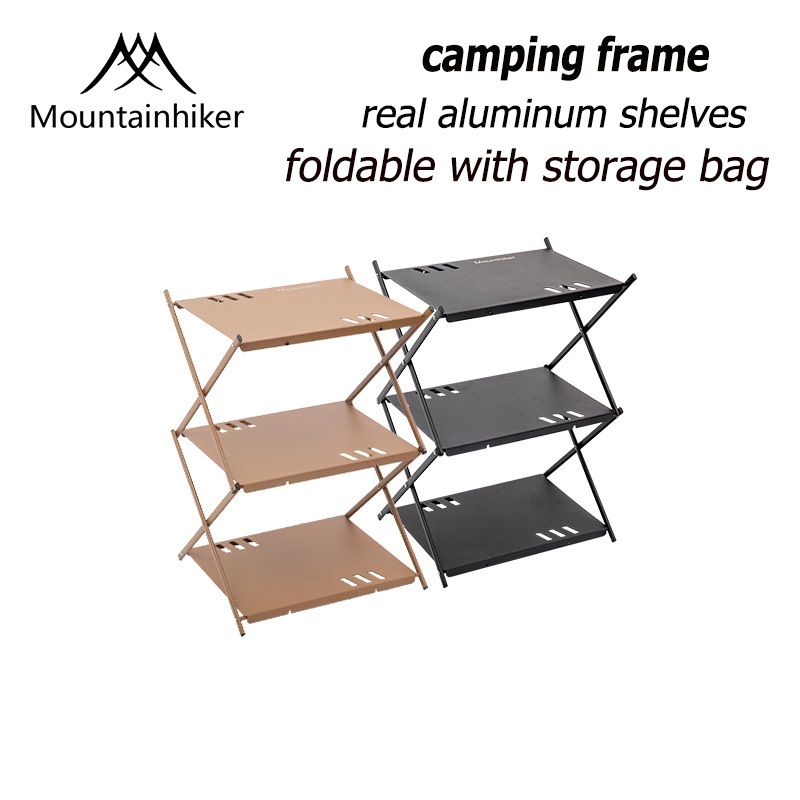 Mountainhiker | Outdoor 3 Tier Storage Rack | Camping rack | Folding ...