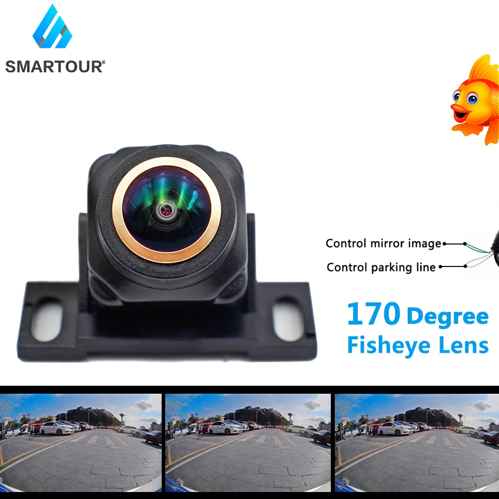 SMARTOUR Golden 170 Degree Reversing Camera Fisheye Lens HD Night ...