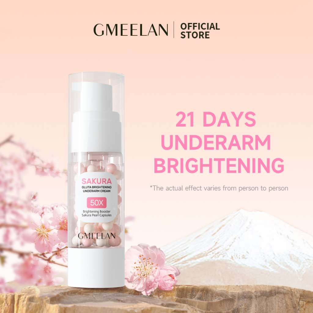 GMEELAN Sakura 5X Ceramide Underarm Whitening Cream Body Lotion Pearl