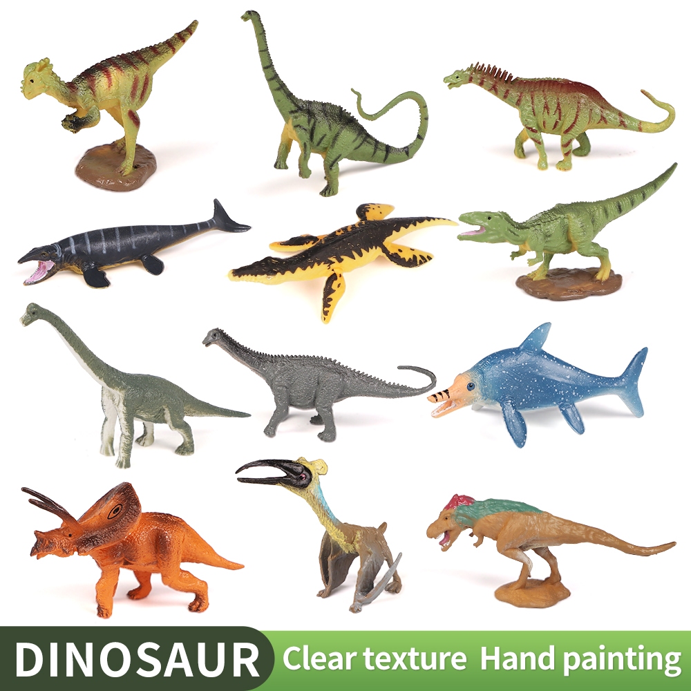 Dinosaur Toy Simulation Animal Jurassic World Cute Mini Dinosaur Set ...