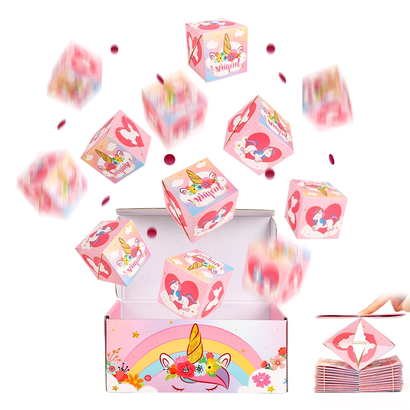 Set, Surprise Bounce Box Exploding Gift Box With Sequins Explosion ...