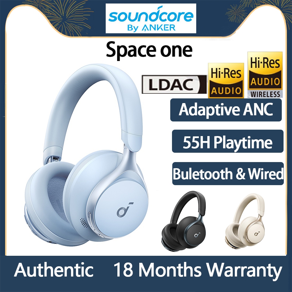 Original Anker Soundcore Space One Wireless Bluetooth Headphone Active ...